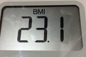 体幹リセットダイエット87日目の体重
